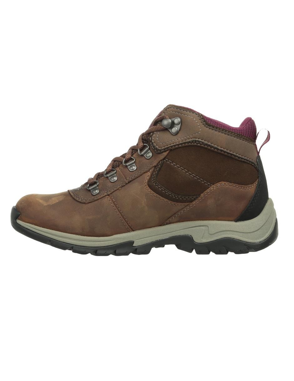 Bota al tobillo de piel para mujer 4