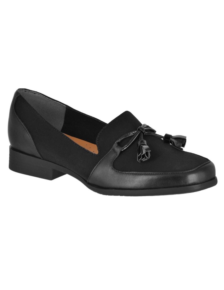 Mocasín de piel para mujer