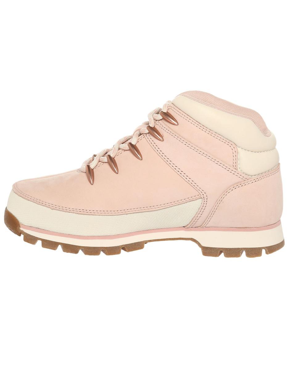 Bota arriba del tobillo de piel para mujer 4
