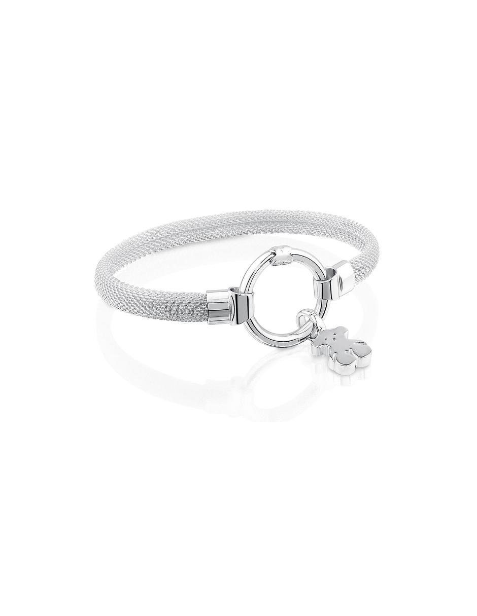 Brazalete de plata p 925 Hold con acabado liso 1