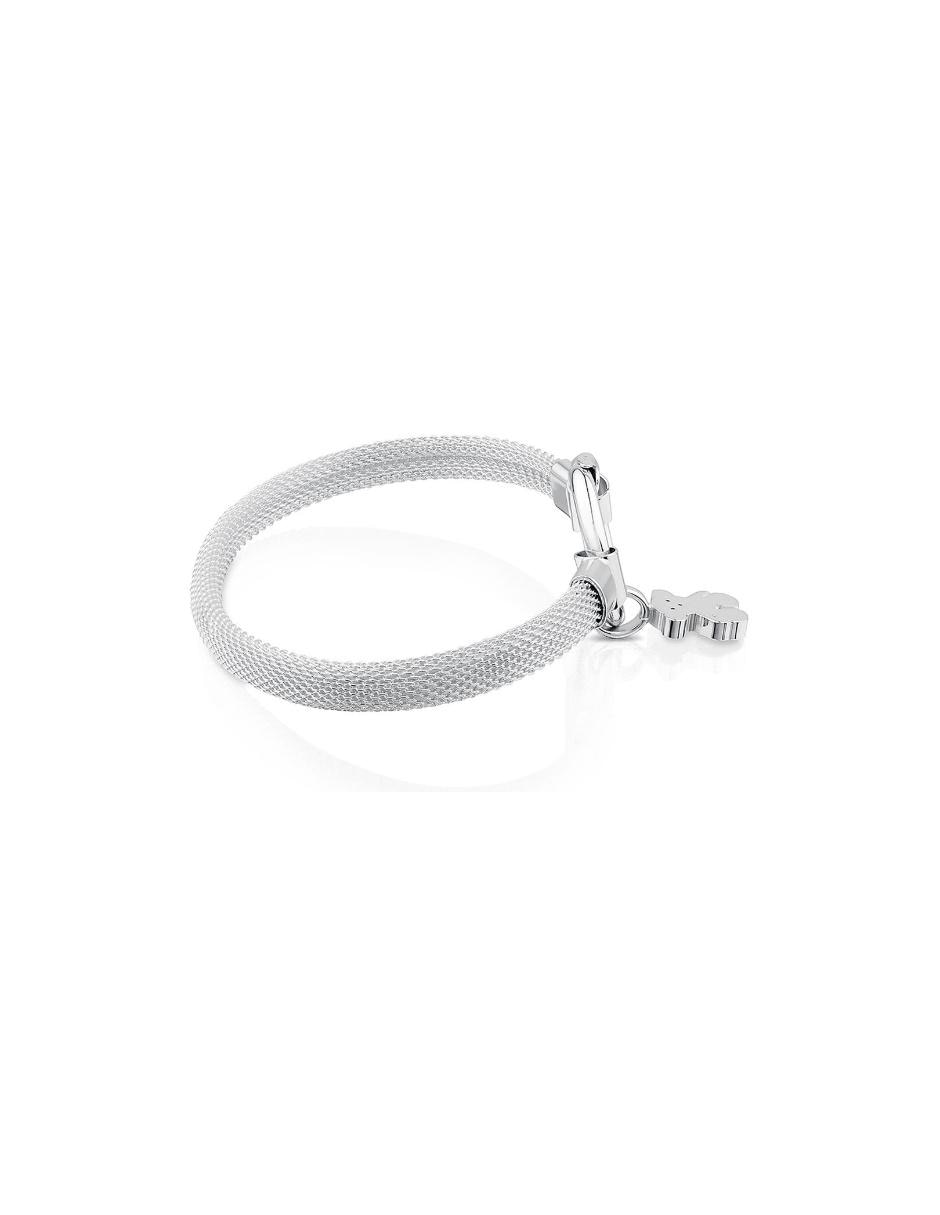 Brazalete de plata p 925 Hold con acabado liso 2