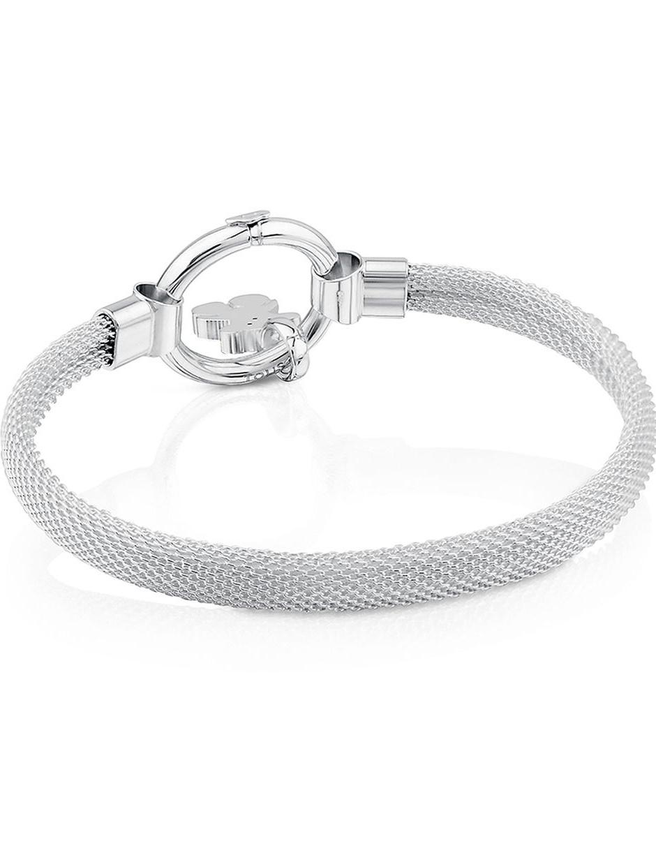 Brazalete de plata p 925 Hold con acabado liso 3