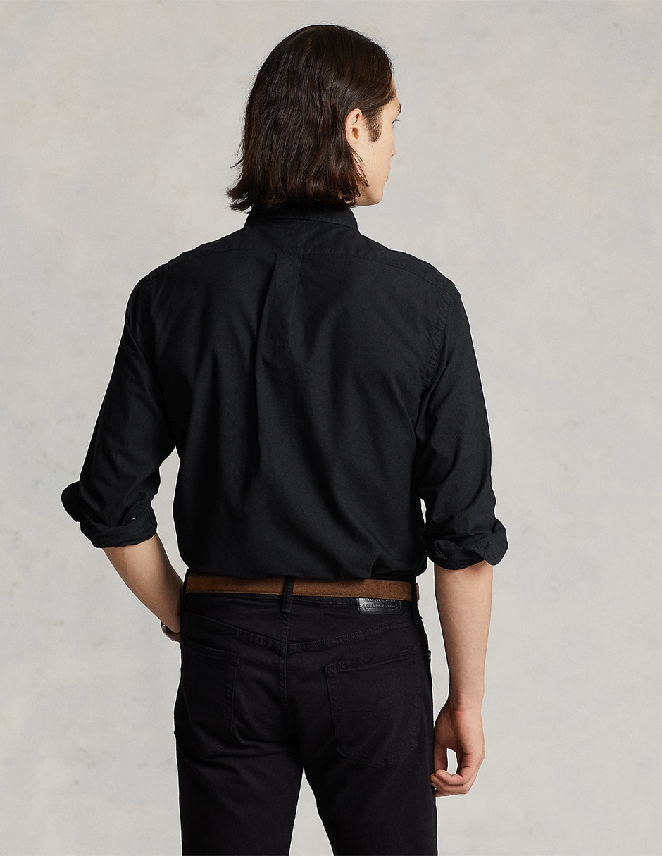 Camisa casual de algodón manga larga para hombre 2