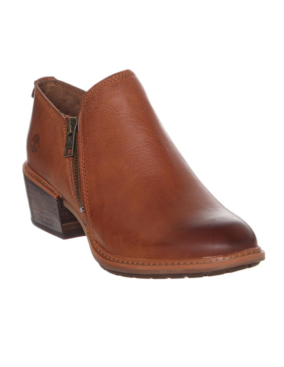 Bota al tobillo de piel para mujer Bota al tobillo de piel para mujer