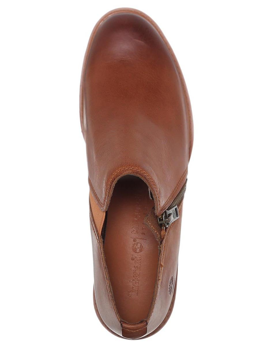 Bota al tobillo de piel para mujer 5