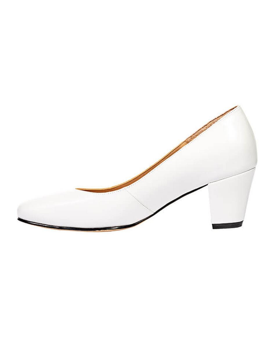 Zapatilla de piel