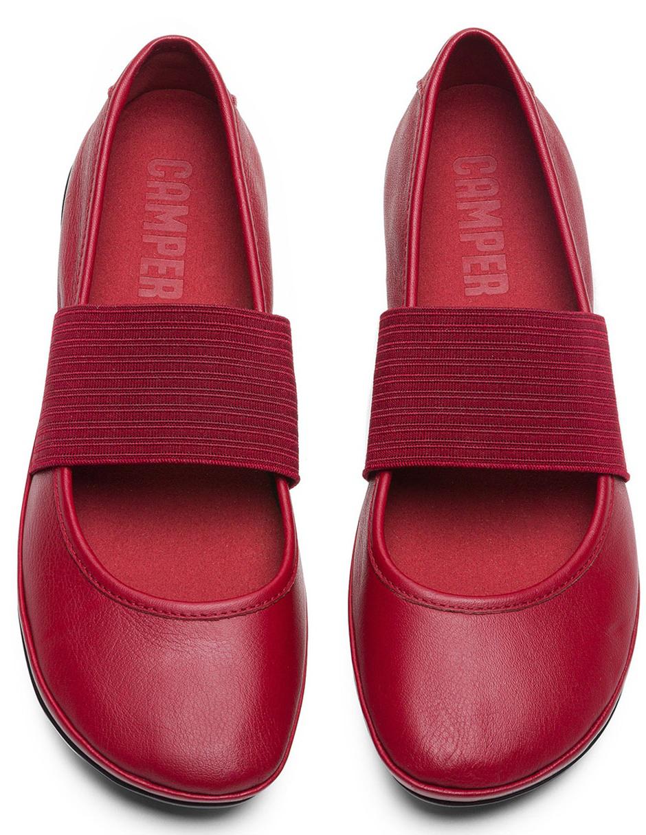 Balerinas Right de piel para mujer