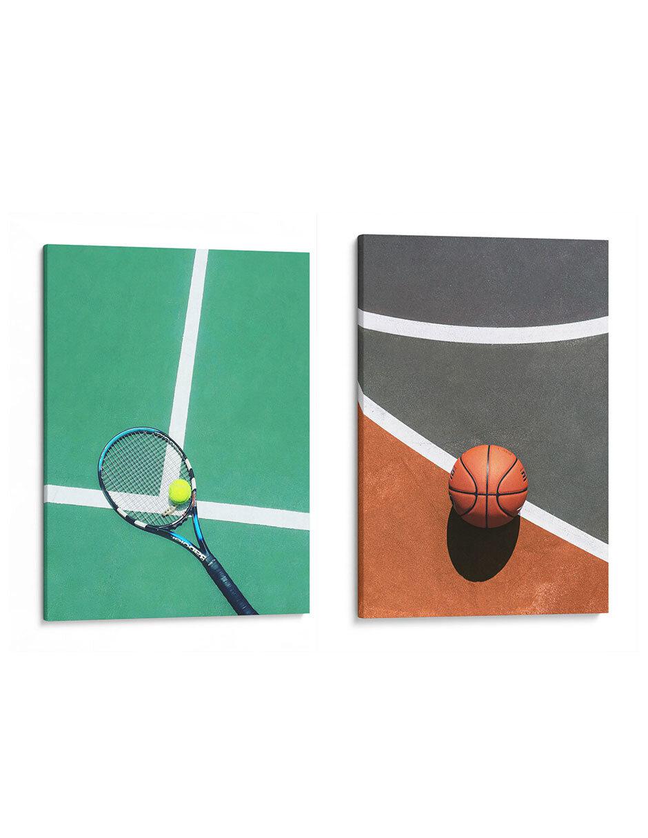 Set litografías Tennis y Basquetbol técnica Impresión 1