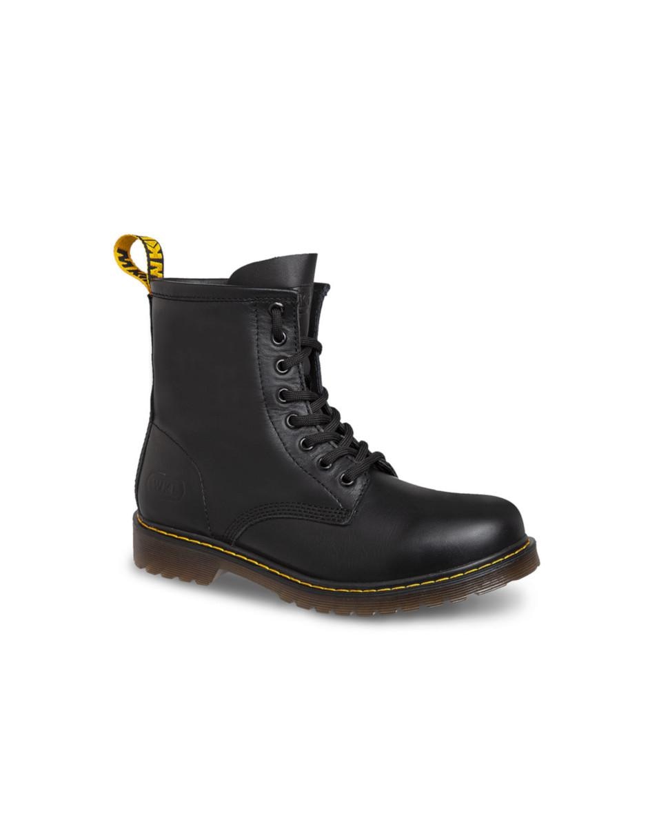 Bota al tobillo de piel para mujer Bota al tobillo de piel para mujer