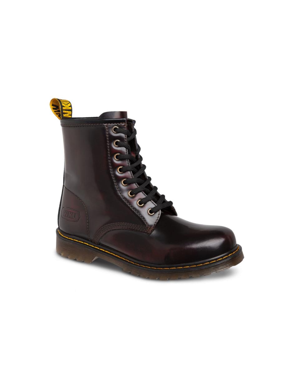 Bota al tobillo de piel para mujer Bota al tobillo de piel para mujer