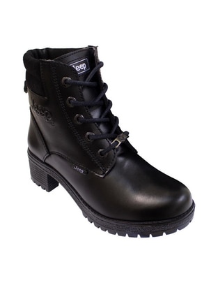 Bota al tobillo de piel para mujer 1