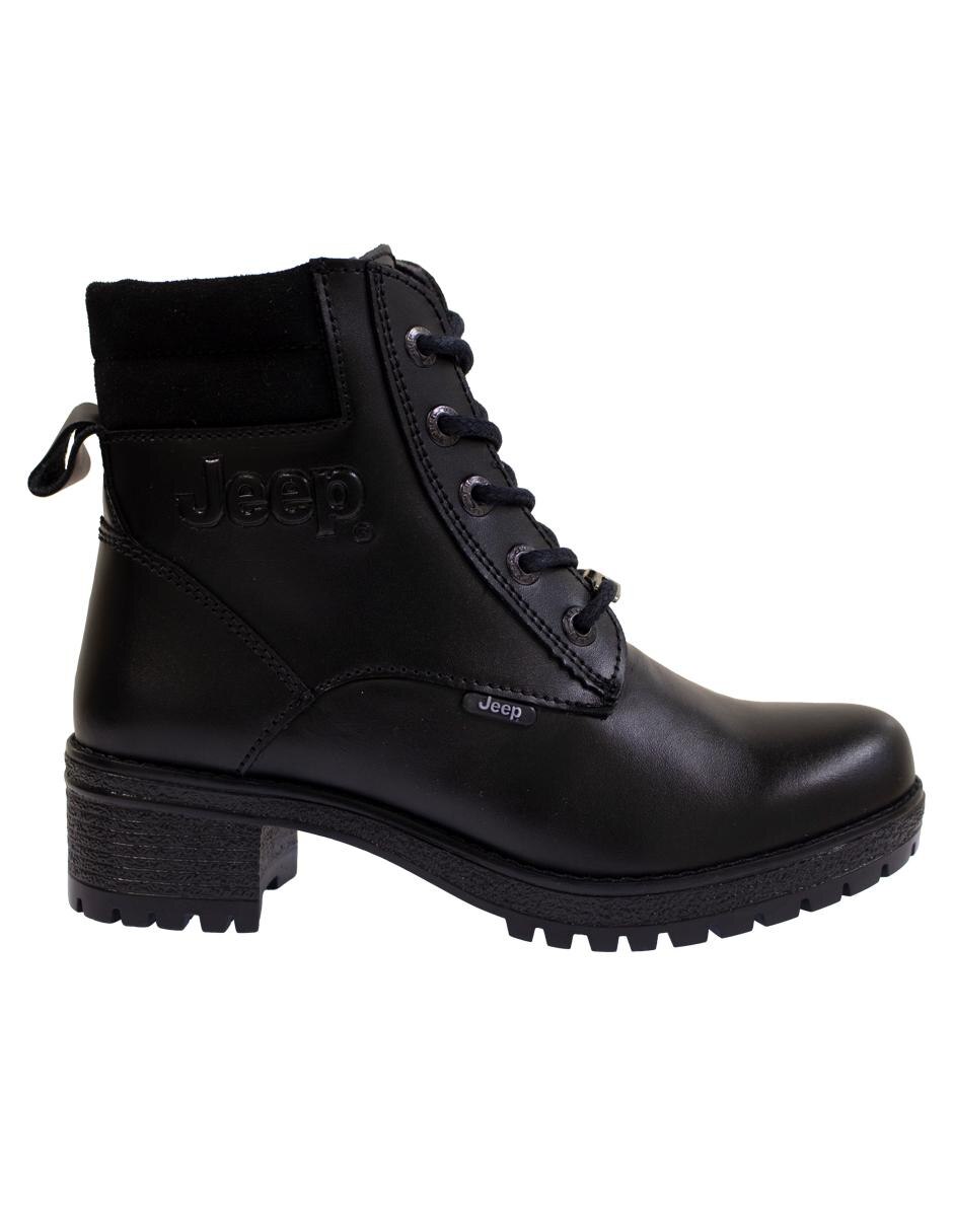 Bota al tobillo de piel para mujer 4
