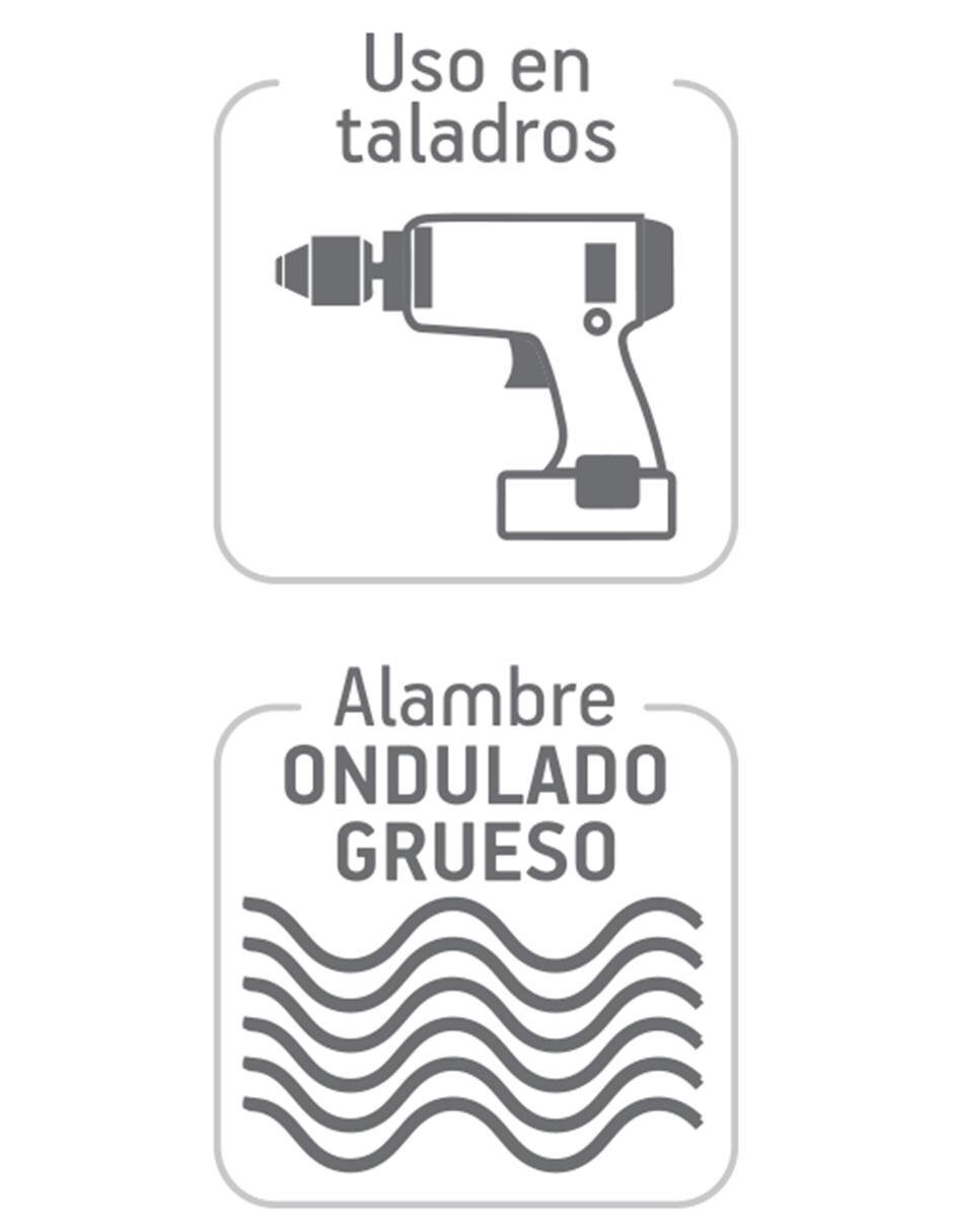 Pack de 6 piezas carda de copa AKSI Maxtool con zanco de 2 3/4 pulgadas alambre grueso pulido máxima velocidad 4 500 RPM