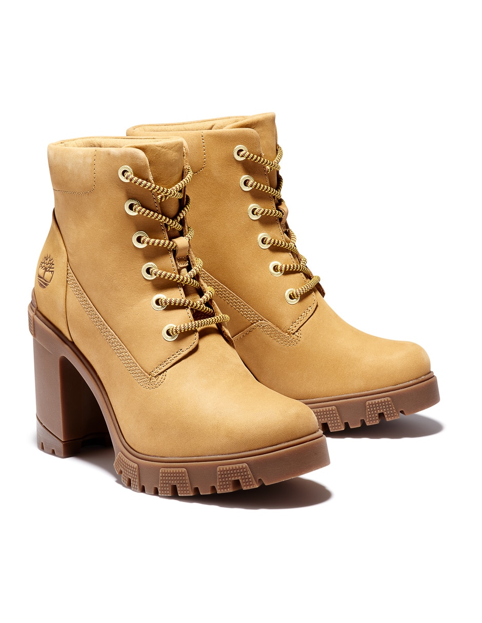 Bota arriba del tobillo Timberland Lana Point de piel para mujer