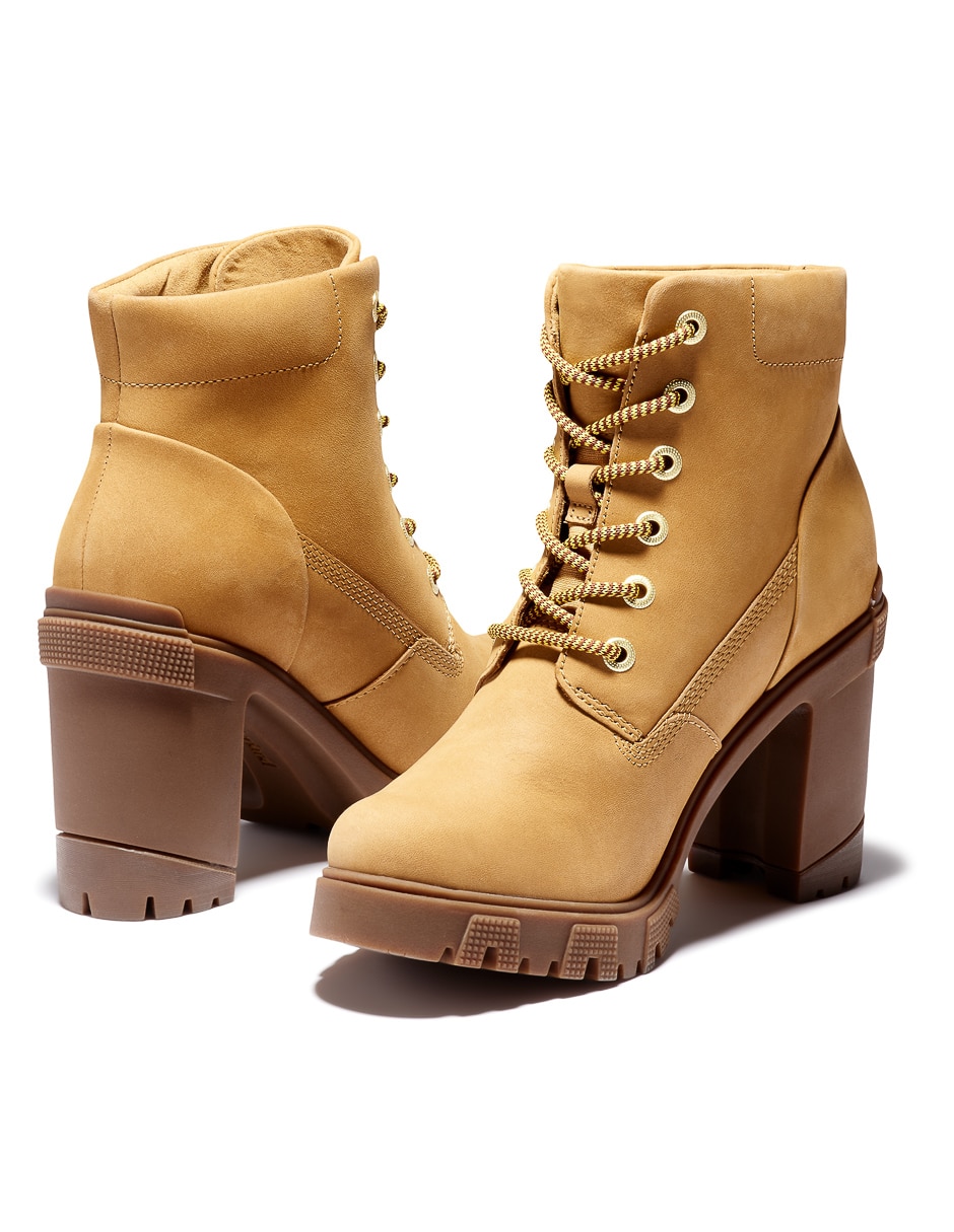 Bota arriba del tobillo Timberland Lana Point de piel para mujer