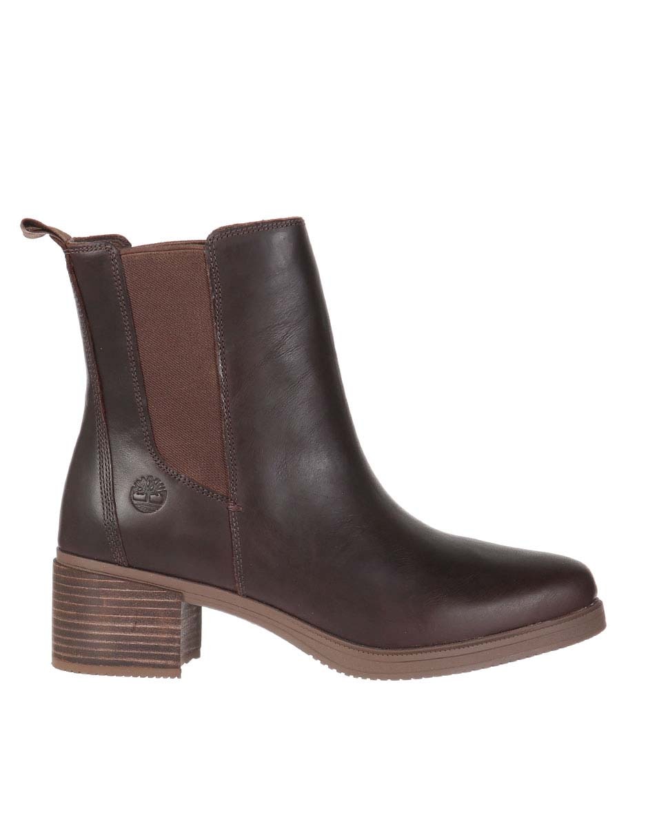 Bota arriba del tobillo de piel para mujer 2