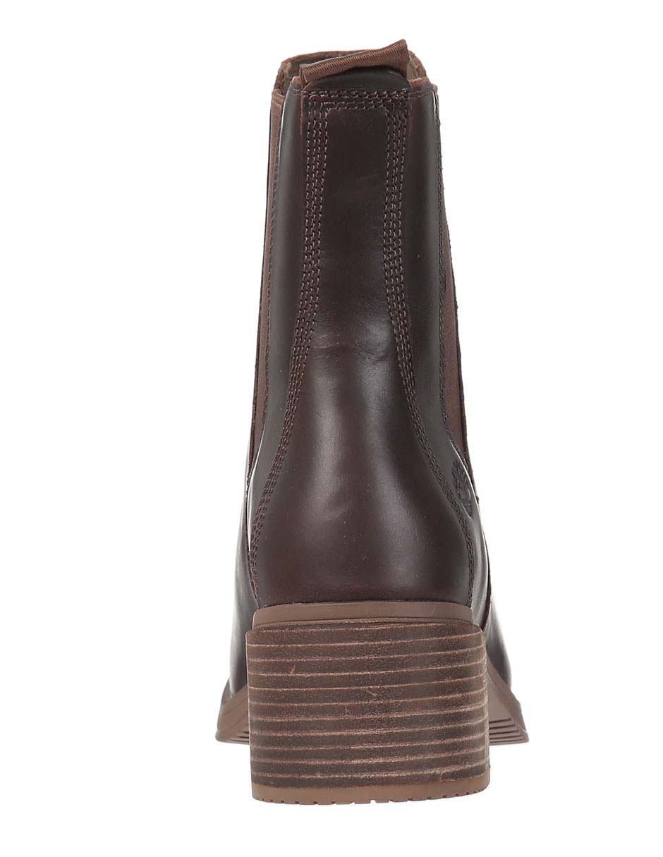 Bota arriba del tobillo de piel para mujer 3