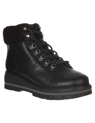 Bota al tobillo de piel para mujer Bota al tobillo de piel para mujer
