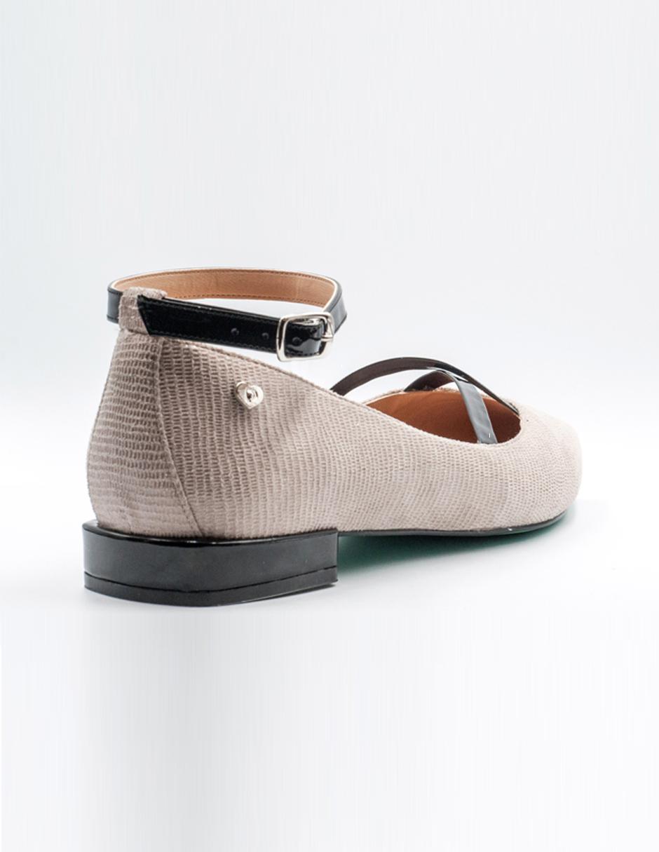 Balerinas Milkshake de piel para mujer 3