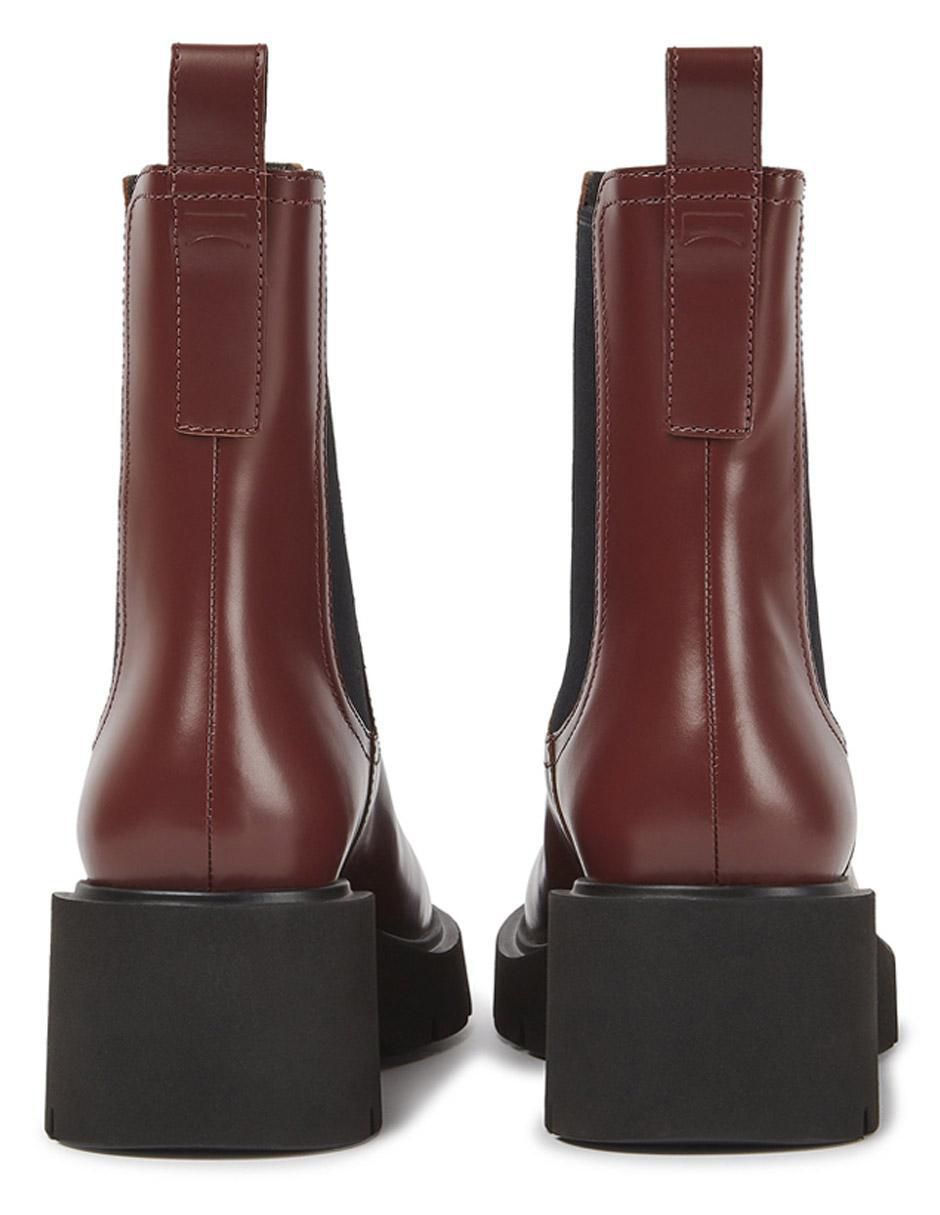 Bota al tobillo de piel para mujer