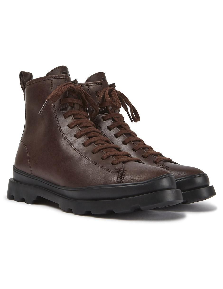 Bota al tobillo de piel para mujer