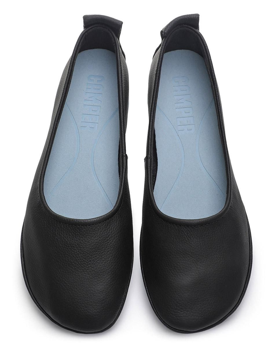 Balerinas Right de piel para mujer