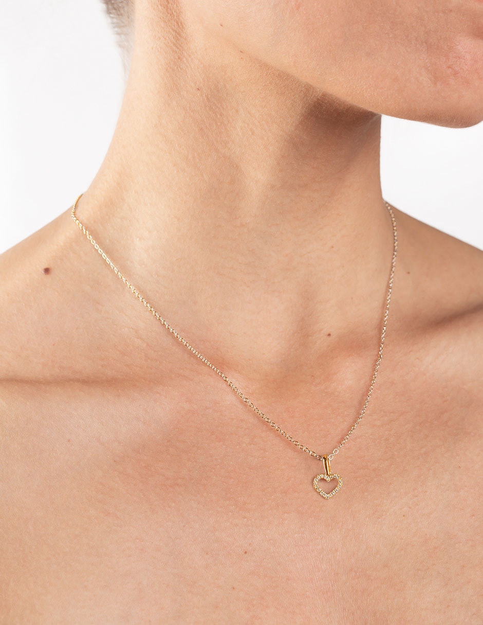 Collar Jayda de oro amarillo 14 K