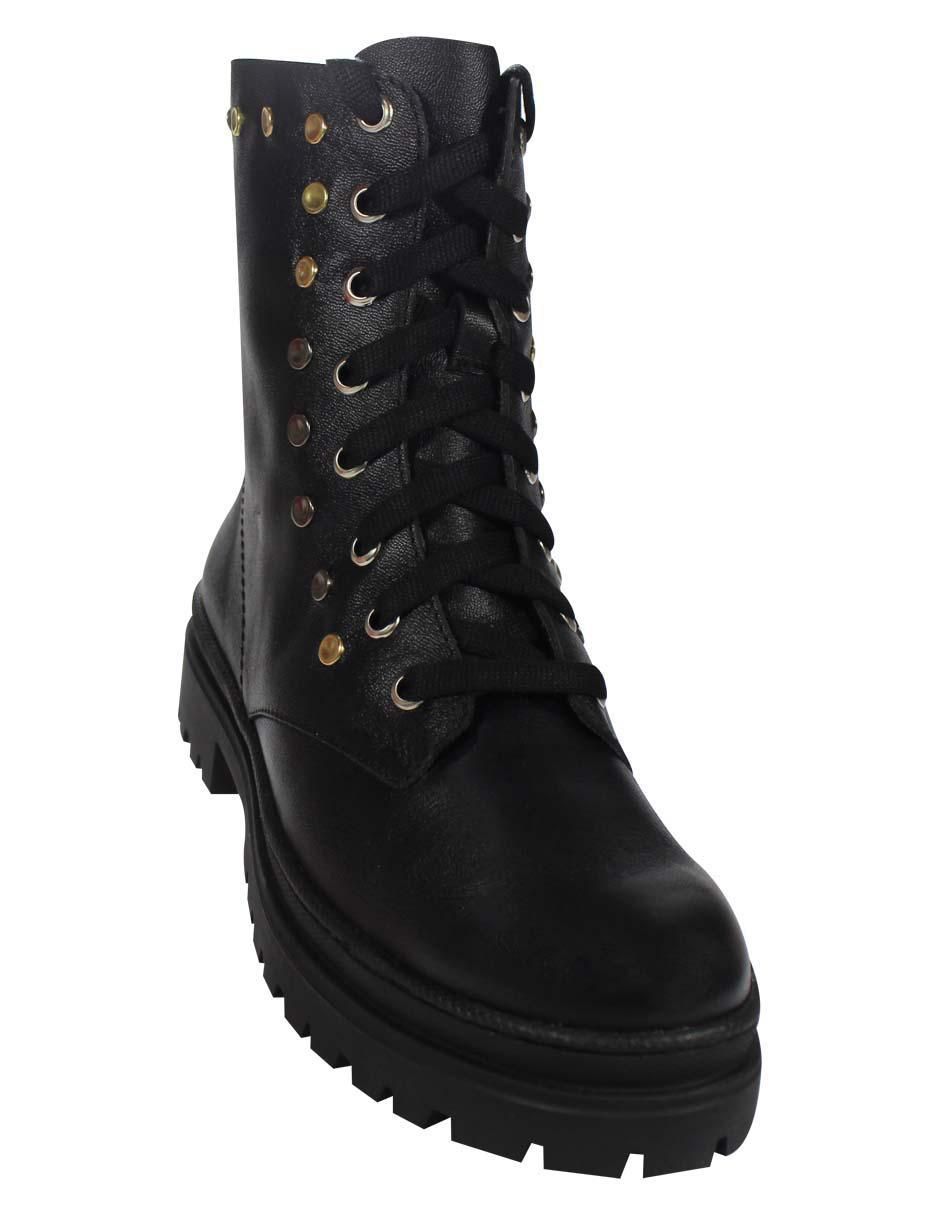 Bota al tobillo de piel para mujer Bota al tobillo de piel para mujer