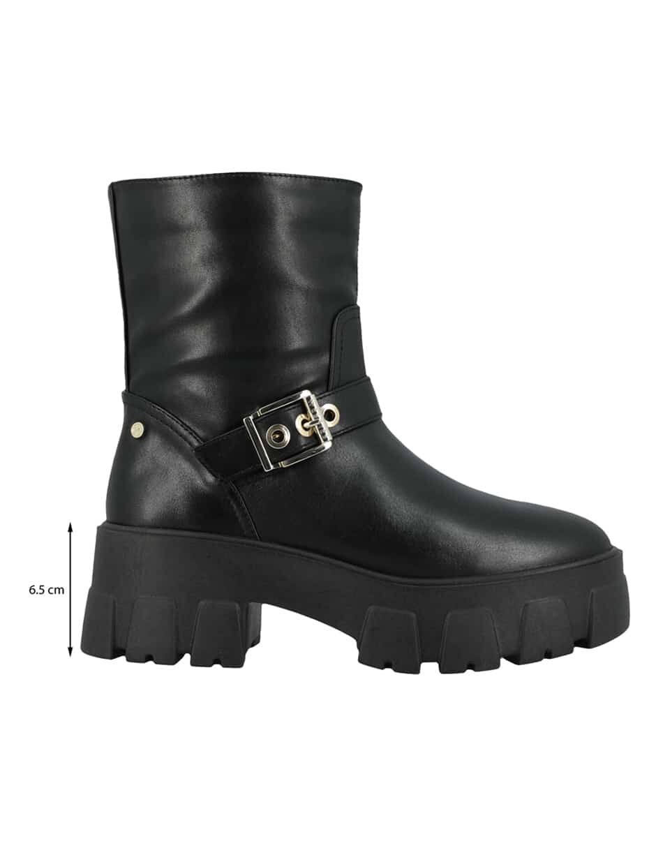 Bota al tobillo de piel para mujer 12