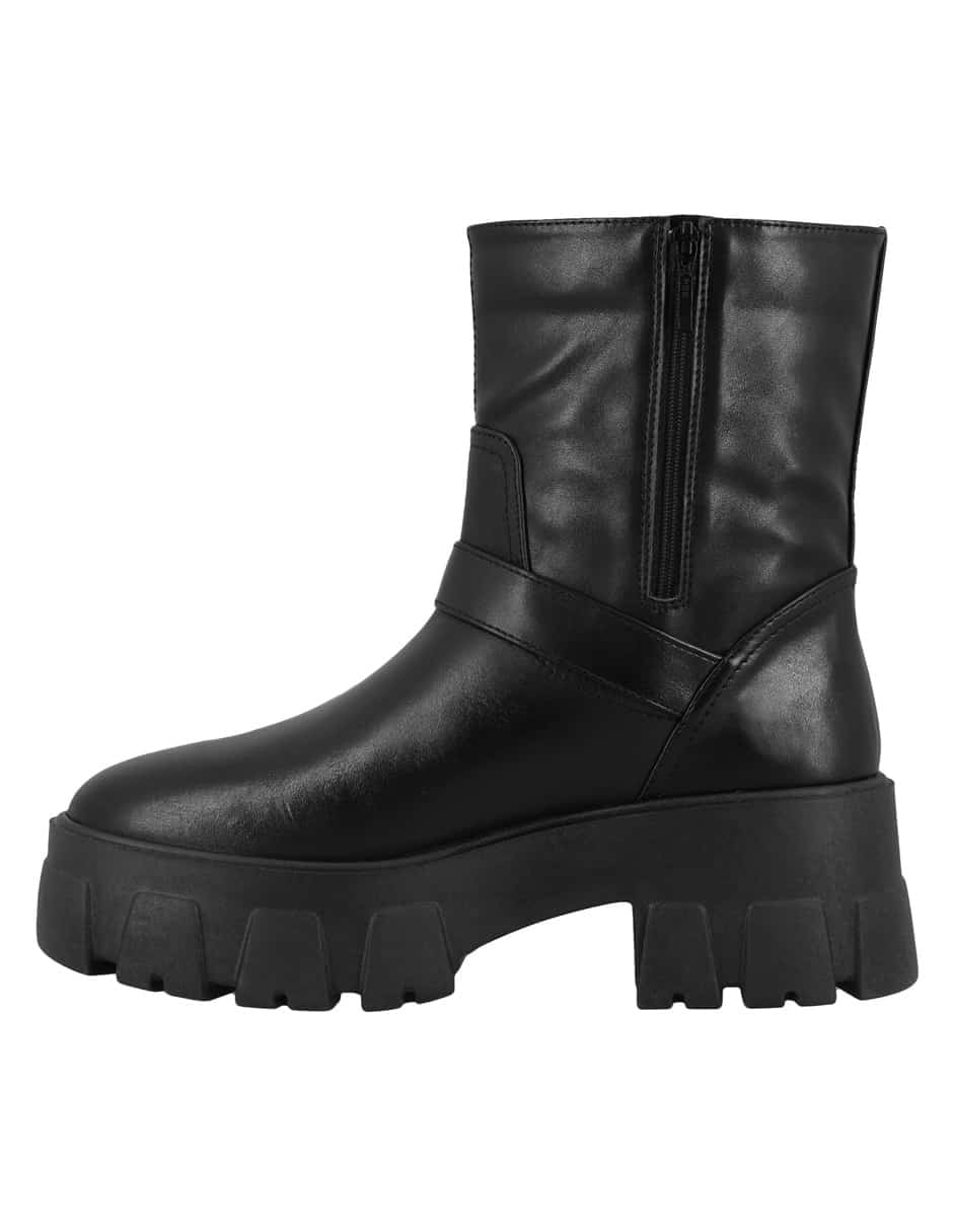 Bota al tobillo de piel para mujer 3