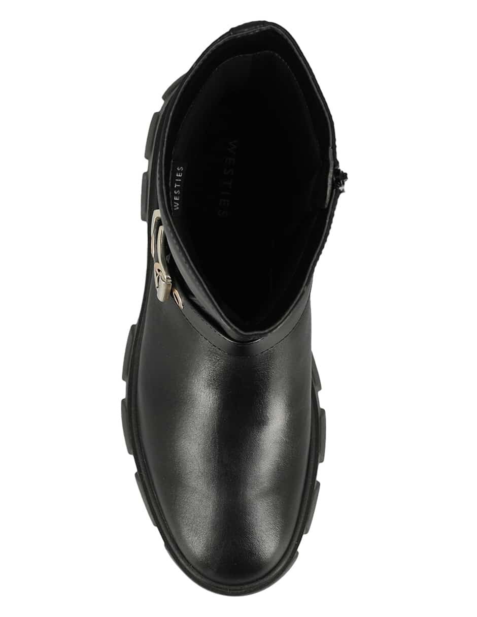 Bota al tobillo de piel para mujer 6