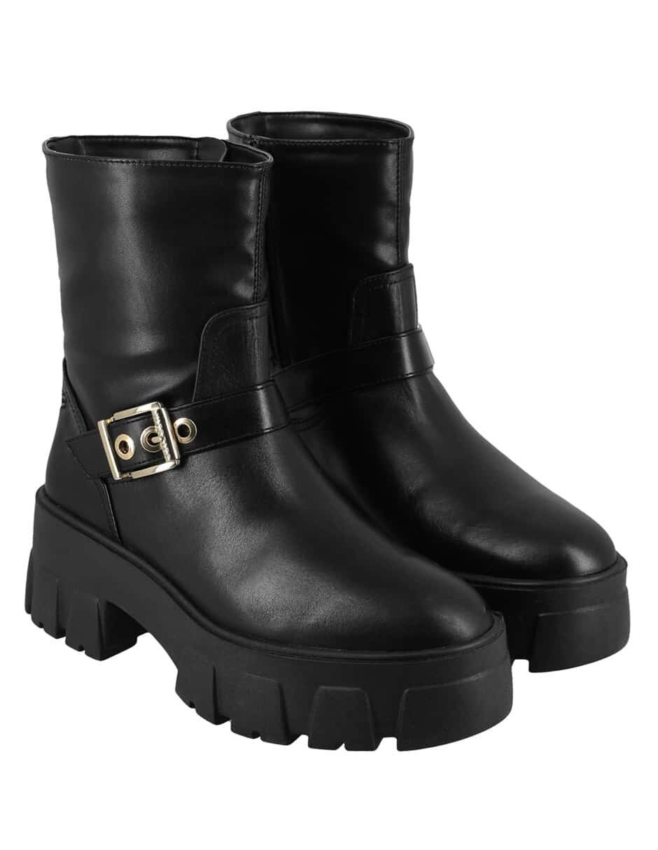 Bota al tobillo de piel para mujer 7