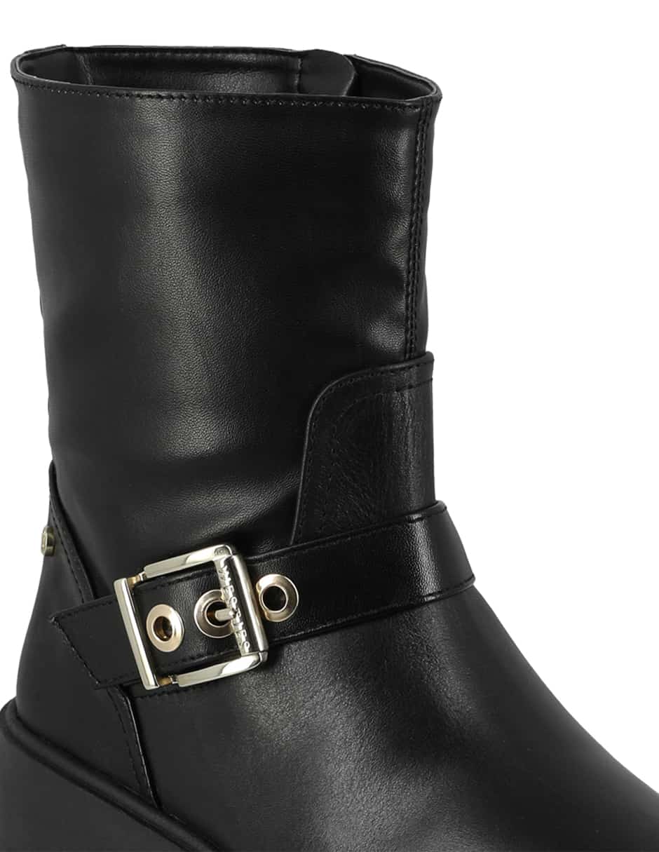 Bota al tobillo de piel para mujer 9