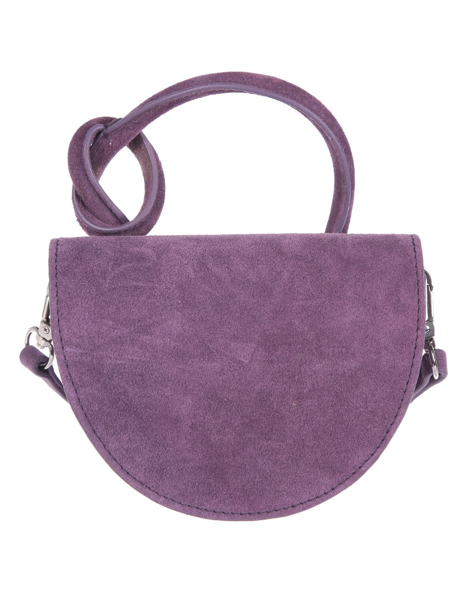 Bolsa crossbody de gamuza para mujer