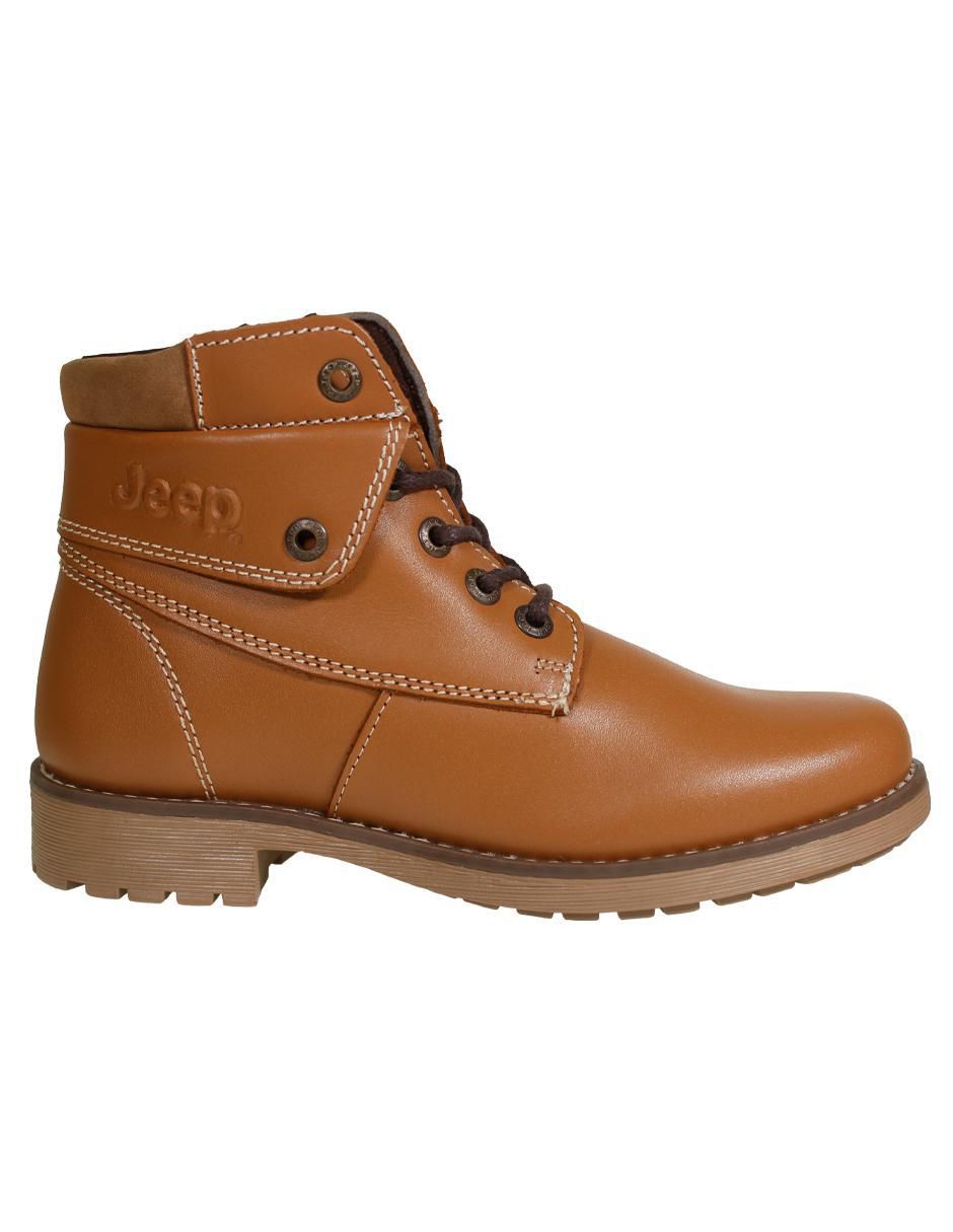 Bota arriba del tobillo Jeep de piel para mujer