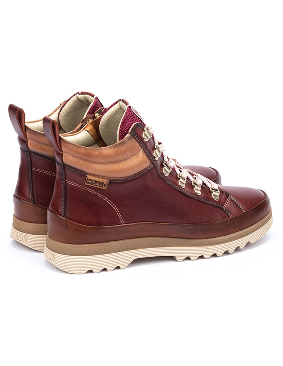 Bota arriba del tobillo de piel para mujer 3