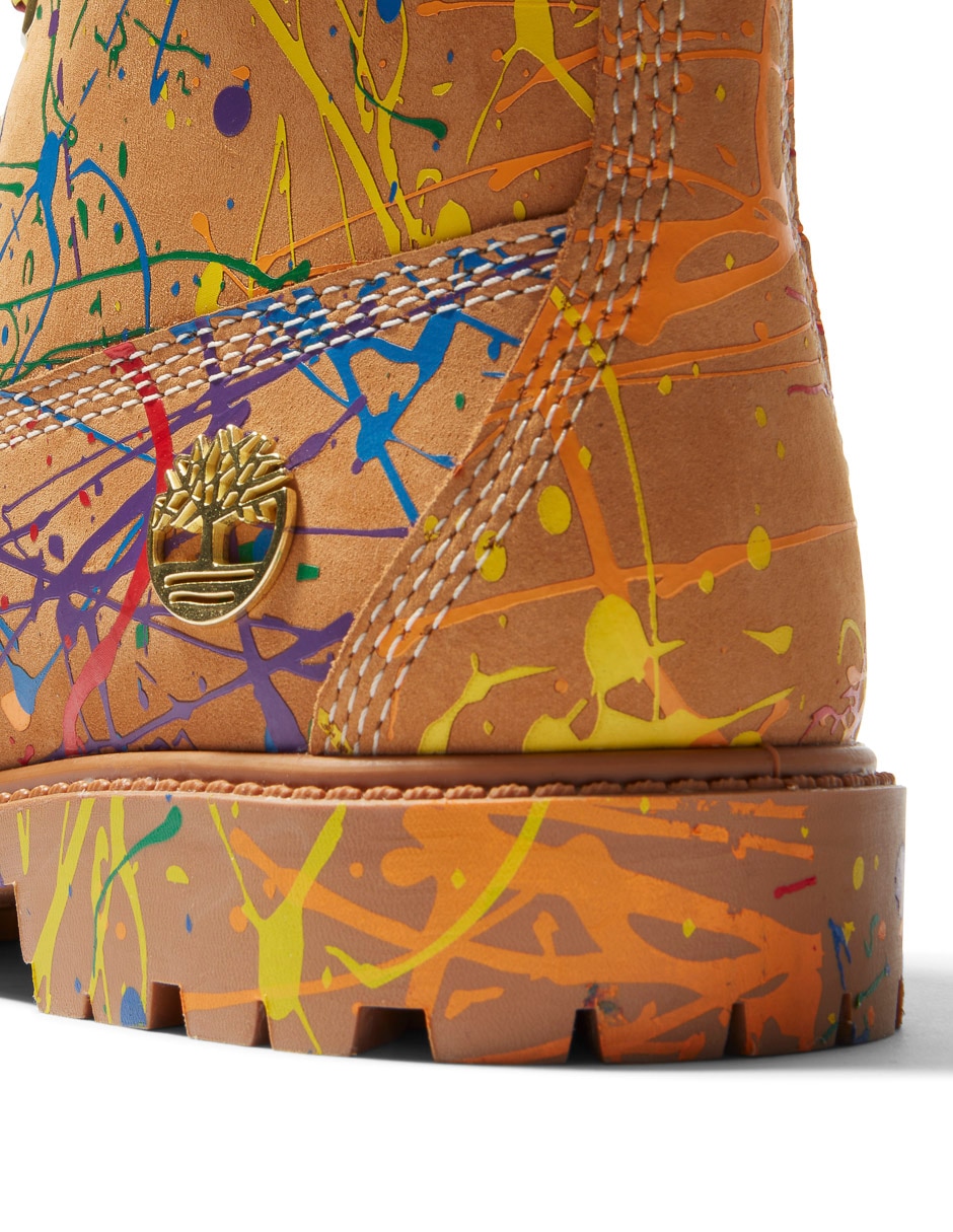 Bota arriba del tobillo de piel para mujer 7