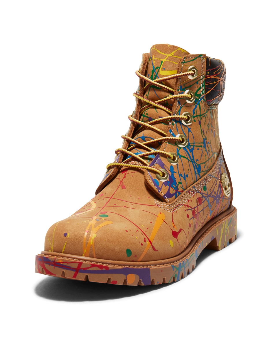 Bota arriba del tobillo de piel para mujer 8