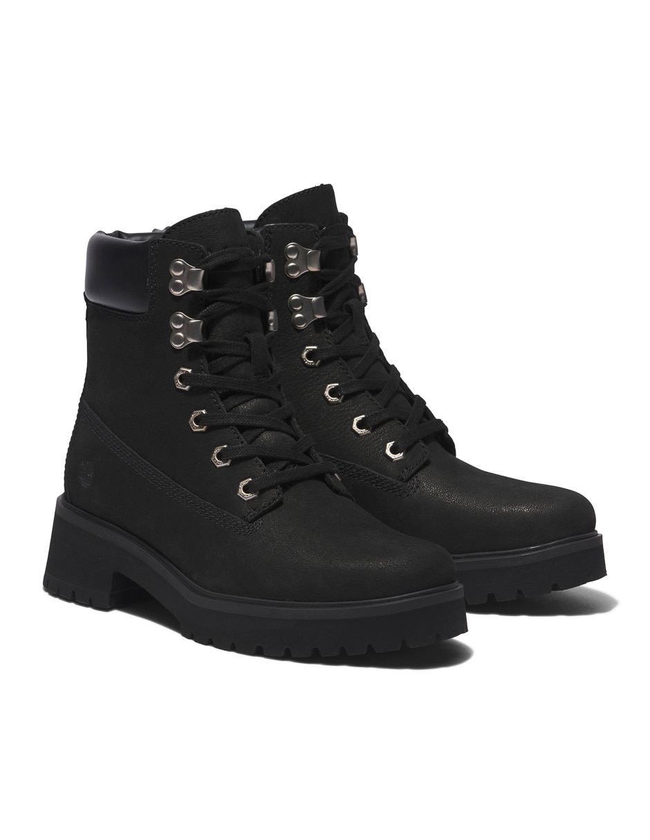 Bota arriba del tobillo de piel para mujer 7