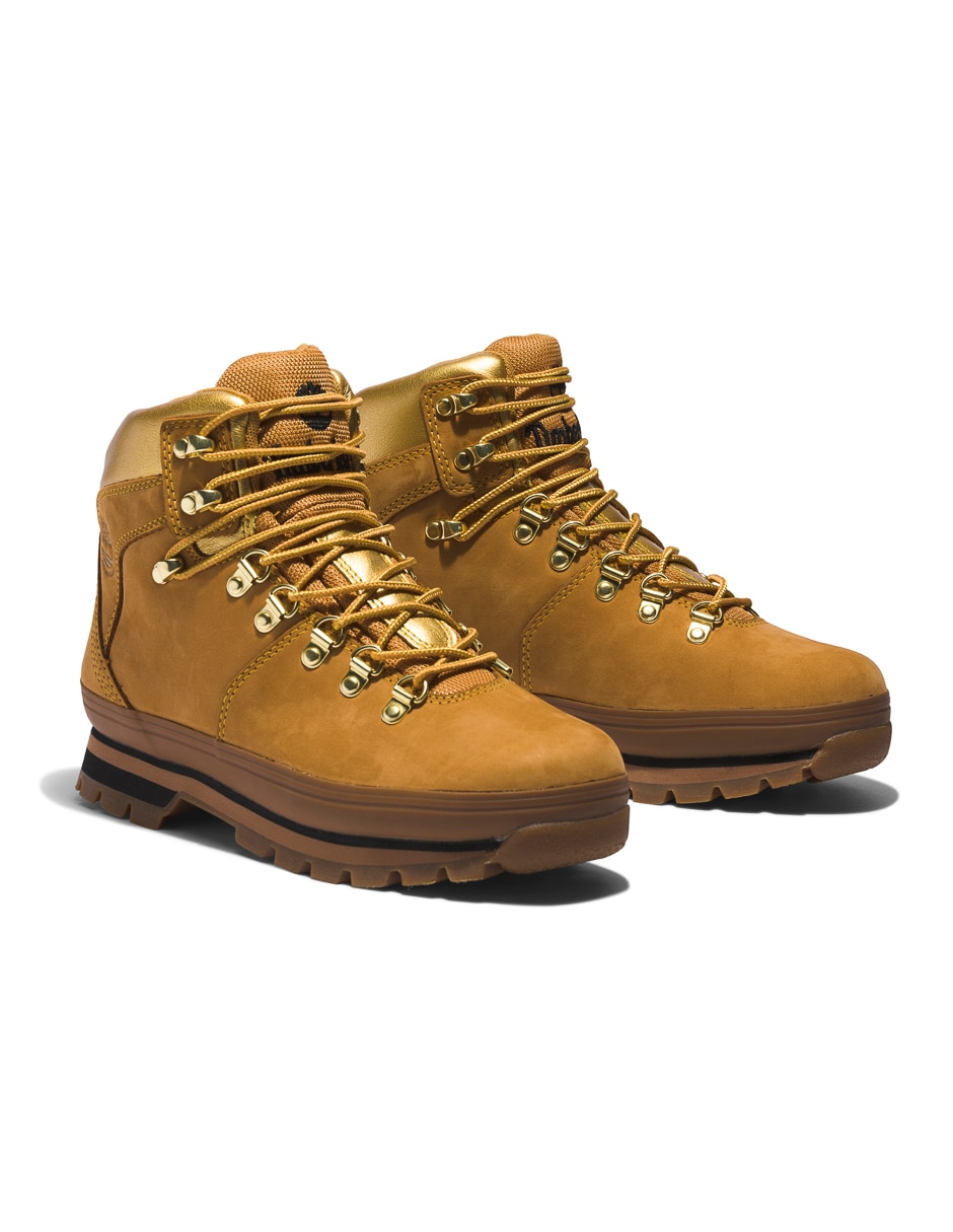 Bota arriba del tobillo de piel para mujer 4