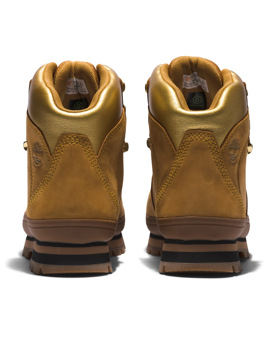 Bota arriba del tobillo de piel para mujer 5