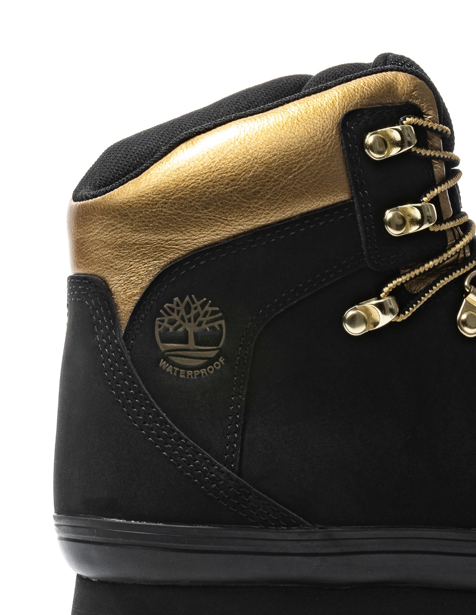 Bota arriba del tobillo de piel para mujer 5