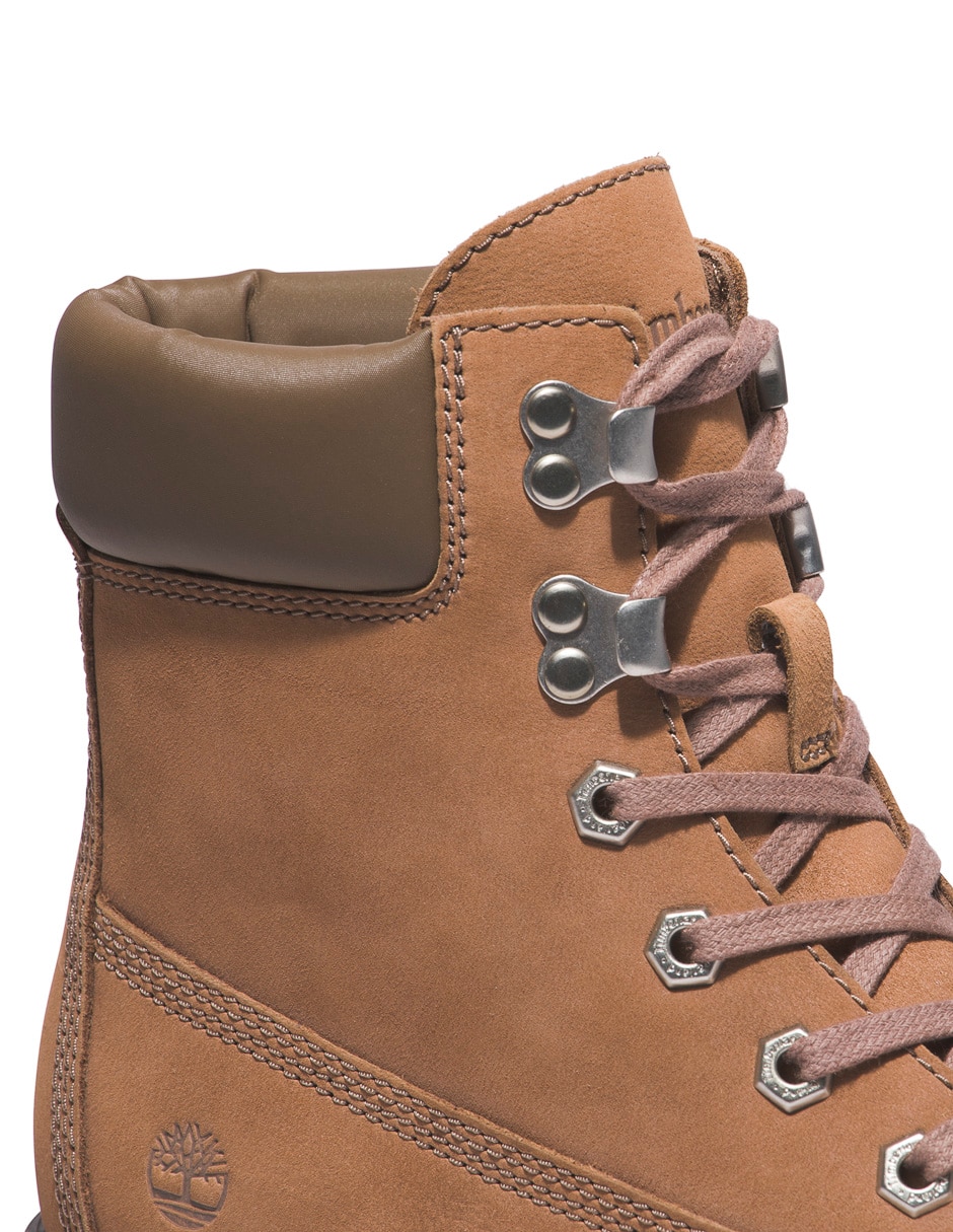 Bota arriba del tobillo de piel para mujer 4