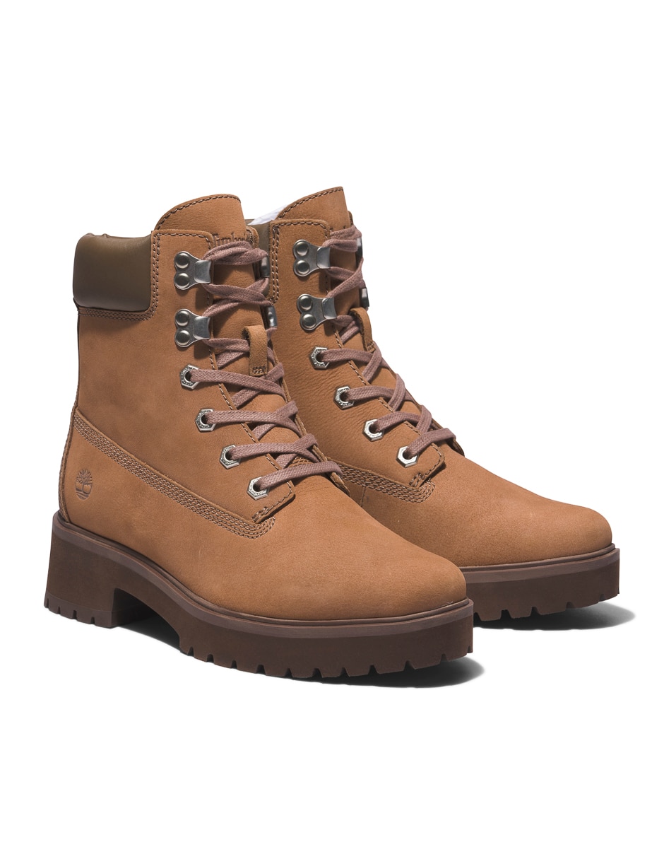 Bota arriba del tobillo de piel para mujer 7