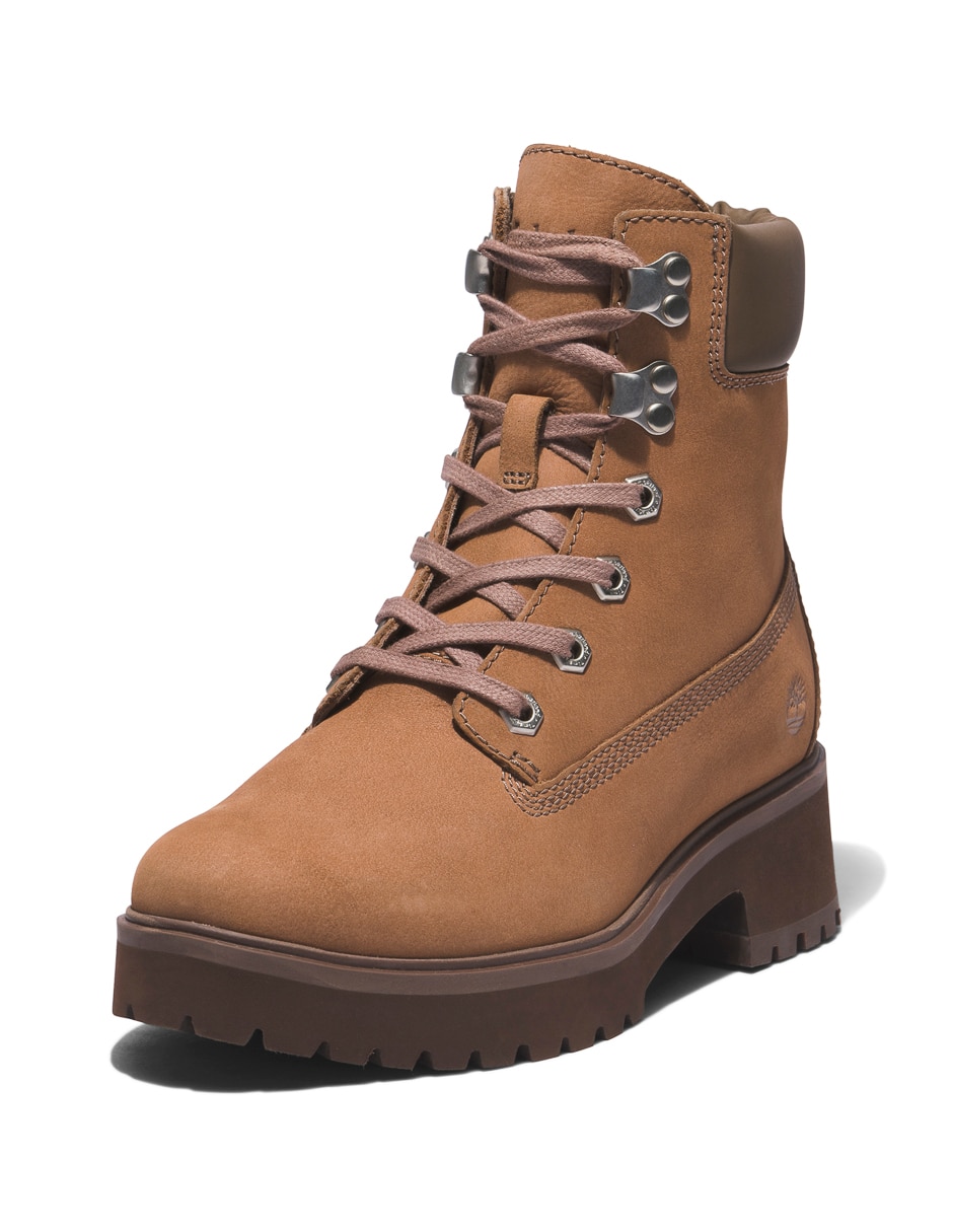 Bota arriba del tobillo de piel para mujer 8