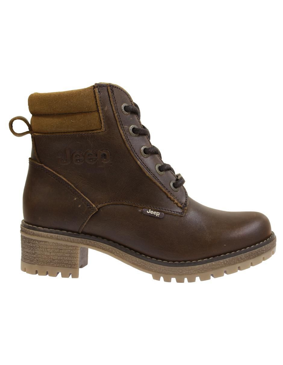 Bota arriba del tobillo Jeep de piel para mujer