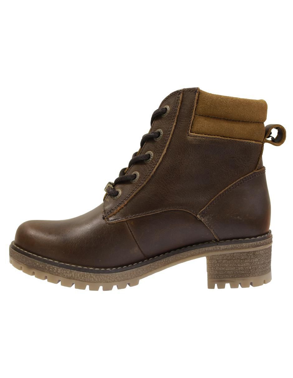 Bota arriba del tobillo Jeep de piel para mujer