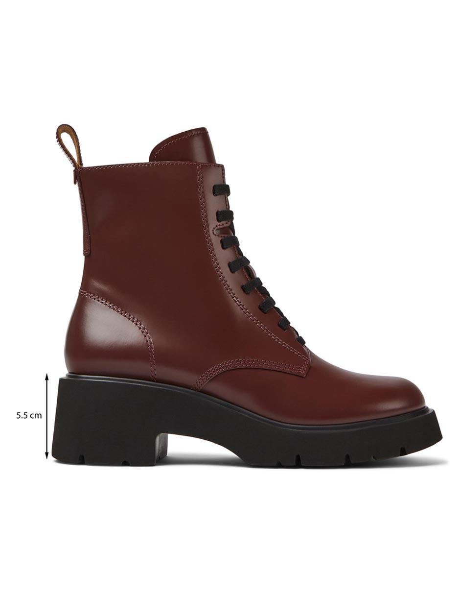Bota al tobillo de piel para mujer 6