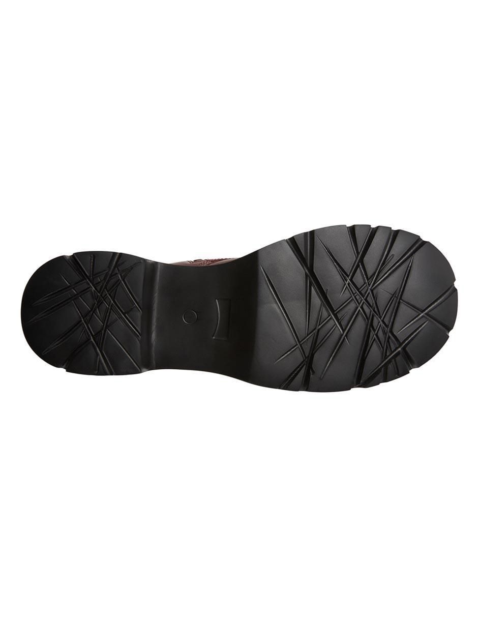 Bota al tobillo de piel para mujer