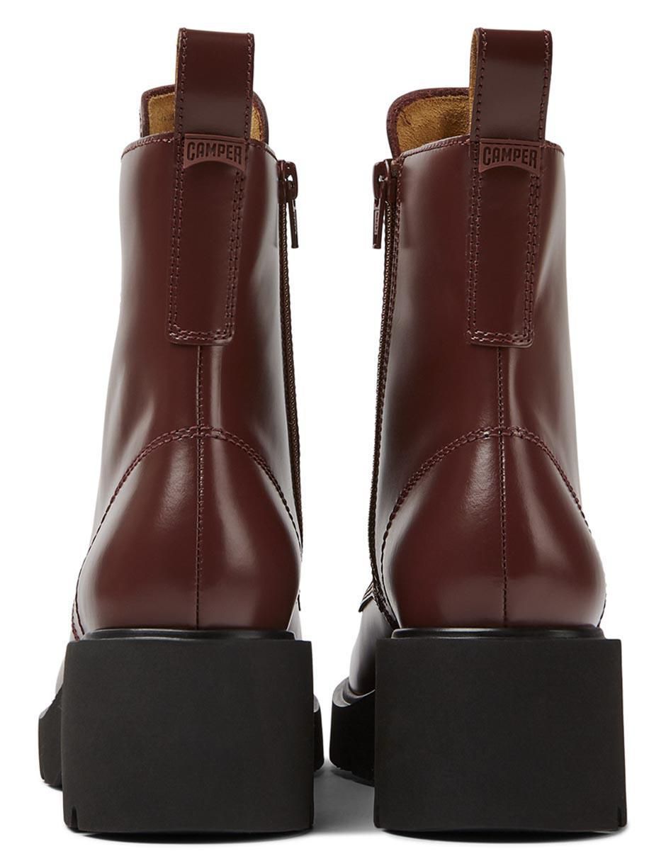 Bota al tobillo de piel para mujer